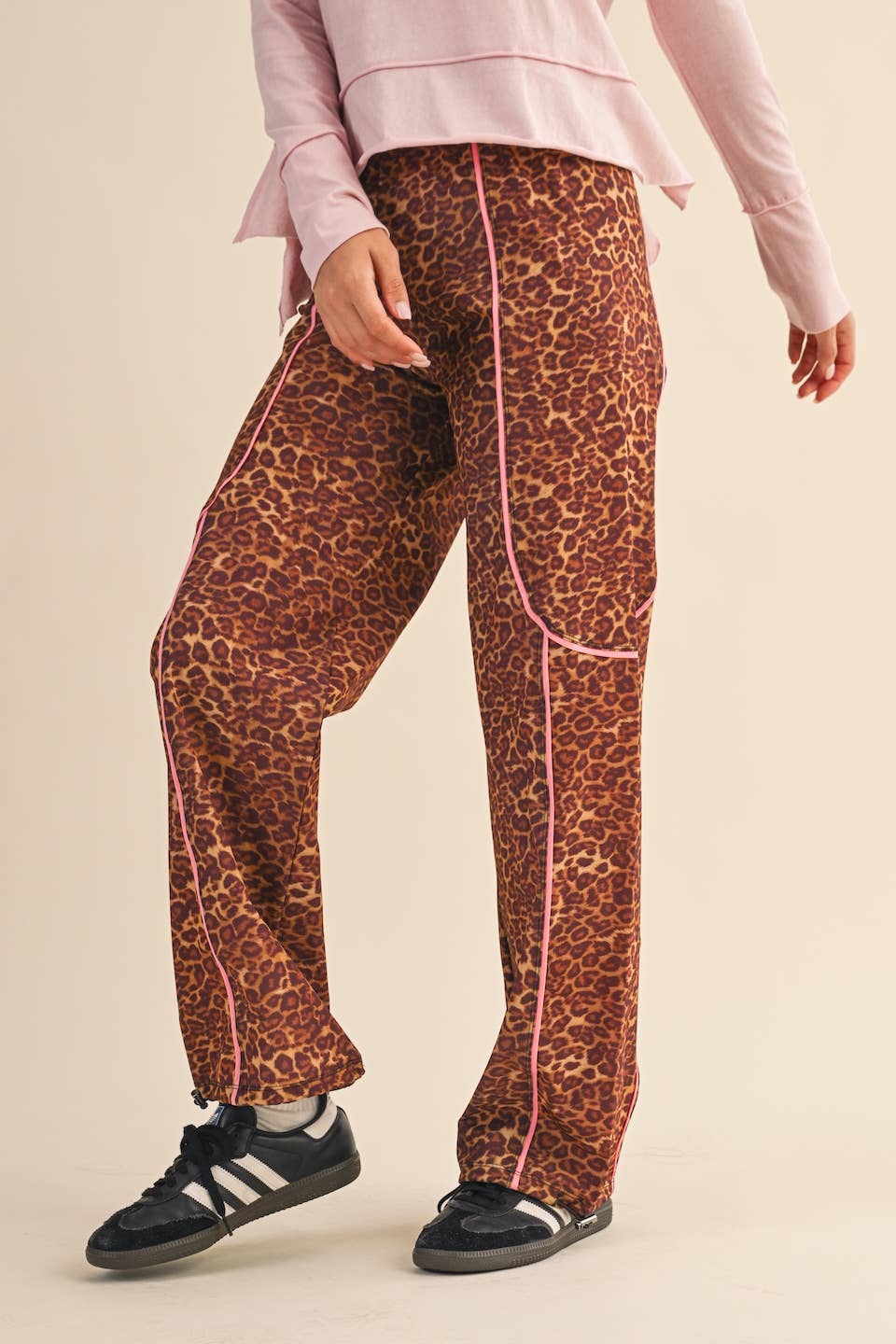*NEW* Leopard Track Pants
