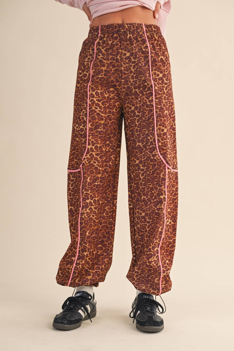 *NEW* Leopard Track Pants