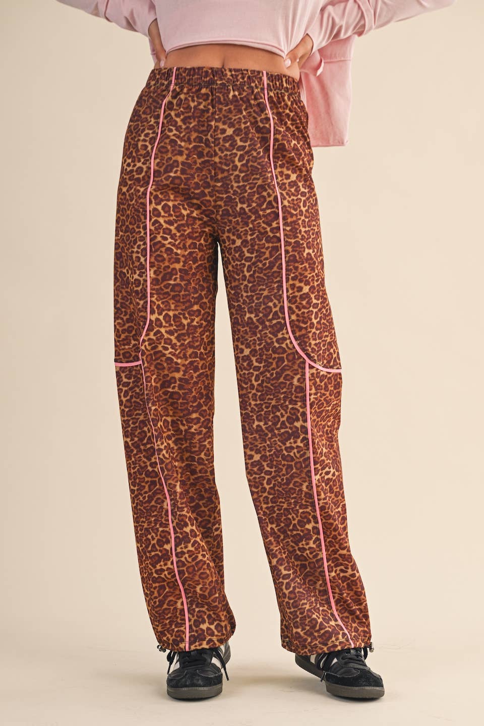 *NEW* Leopard Track Pants