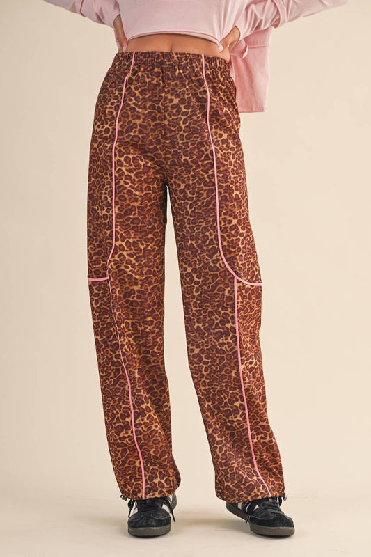 *NEW* Leopard Track Pants
